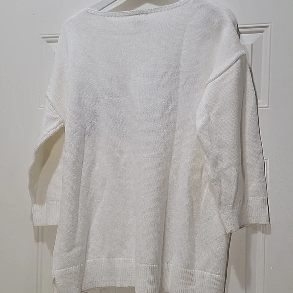 Loft White Knit Sweater 'SEA' - Picture 4 of 6